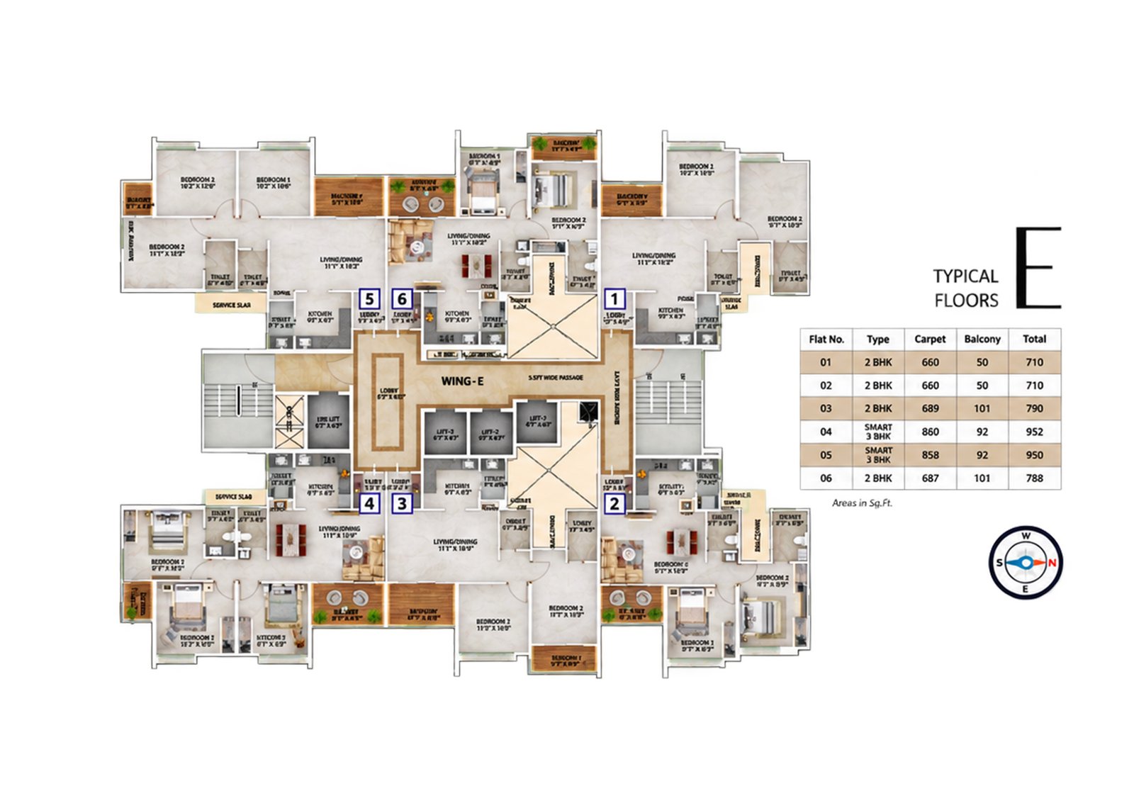 Typical Floors